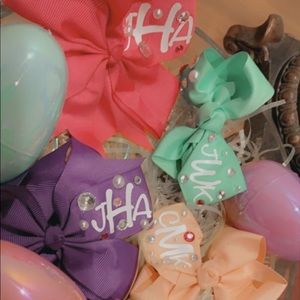Monogrammed HairBows